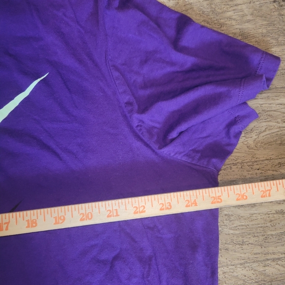 Nike Large Logo Purple T Shirt Size Xxl Mens - Picture 5 of 6